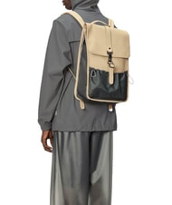 RAINS MIX BACKPACK 13" PC-Rucksack Sand - Rucks&auml;cke f&uuml;r Schule &amp; Freizeit - 3