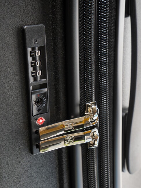 LIGHT POP 2 3er-Set Trolleys: Kabine, mittel und gro&szlig; erweiterbar Schwarz - Trolleyset