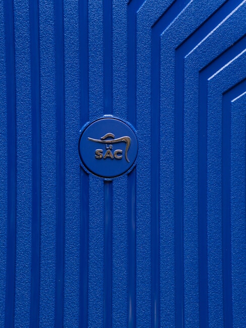 LIGHT POP 2 Gro&szlig;er erweiterbarer Trolley marineblau - Harte Trolleys