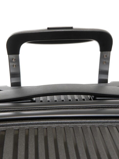 LIGHT POP 2 Mittelgro&szlig;er erweiterbarer Trolley Schwarz - Harte Trolleys