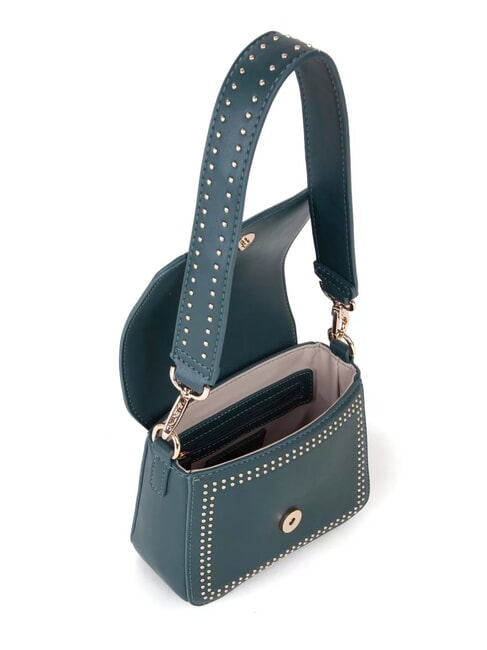 SHINE RE Tasche mit &Uuml;berschlag und Schultergurt Wald - Damentaschen