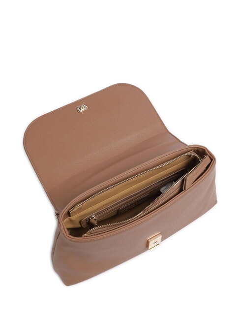 ARCADIA Umh&auml;ngetasche mit &Uuml;berschlag Beige - Damentaschen