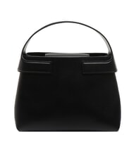 BORBONESE ARMOR  Handtasche, mit Schultergurt, aus Leder Schwarz - Damentaschen - 5