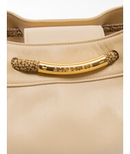 BORBONESE FILO  Umh&auml;ngetasche, Leder Sand - Damentaschen - 3