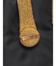 BORBONESE ECLIPSE Einkaufstasche schwarz / naturop - Damentaschen - 3