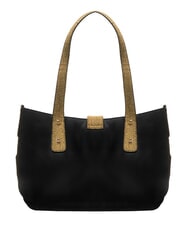 BORBONESE ECLIPSE Einkaufstasche schwarz / naturop - Damentaschen - 4