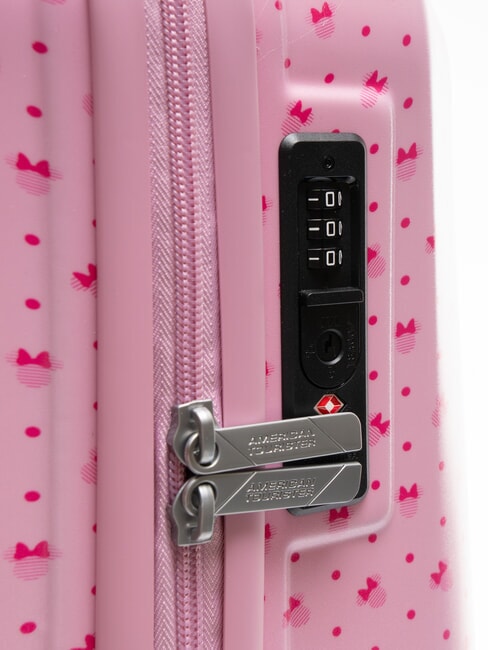 FUNLIGHT DISNEY Trolley Handgep&auml;ck Minnie Maus Linsenraster Rosa - Handgep&auml;ck