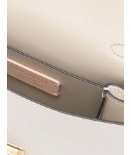 COCCINELLE ARLETTIS Minitasche aus strukturiertem Leder Wei&szlig; - Damentaschen - 3