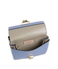 COCCINELLE ARLETTIS Minitasche aus strukturiertem Leder Blau - Damentaschen - 4