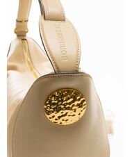 BORBONESE MEDAILLE  Umh&auml;ngetasche, Leder Sand - Damentaschen - 5