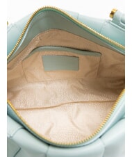 BORBONESE L ECLAIR  Umh&auml;ngetasche aus Leder Marine - Damentaschen - 5