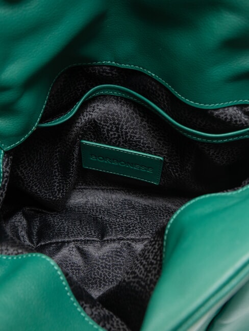 BLOOM  Hobo-Umh&auml;ngetasche aus Leder Wald - Damentaschen