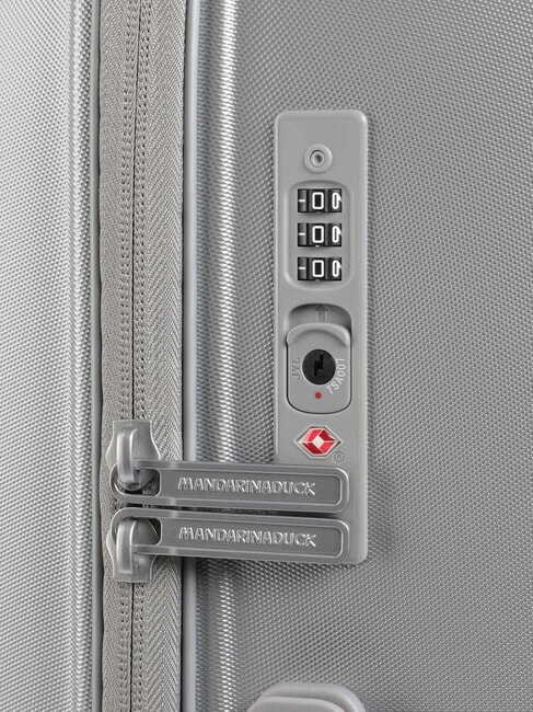 D-DROP 2.0 Gro&szlig;er Trolley SILBER - Harte Trolleys