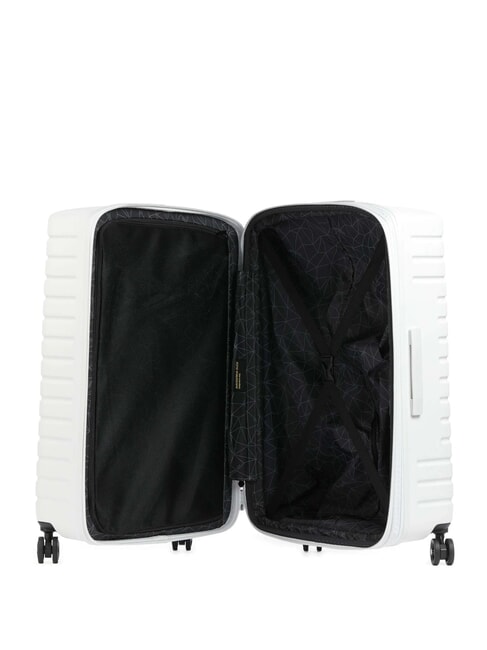 FLYDUCK Mittelgro&szlig;er erweiterbarer Trolley wei&szlig; - Harte Trolleys