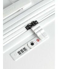 MANDARINA DUCK FLYDUCK Mittelgro&szlig;er erweiterbarer Trolley wei&szlig; - Harte Trolleys - 5