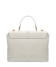 BRACCIALINI HELLEN Aktentasche aus Leder mit Schnalle Wei&szlig; - Damentaschen - 3