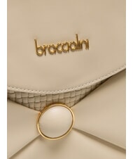 BRACCIALINI NAOMI Umh&auml;ngetasche aus Leder Beige - Damentaschen - 3