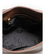 BRACCIALINI SOFIA Lederhandtasche mit Blume braun - Damentaschen - 6