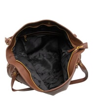 BRACCIALINI NAOMI Umh&auml;ngetasche aus Leder mit Kette braun - Damentaschen - 5