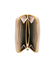 BRACCIALINI BASIC Kleine Lederbrieftasche mit Rundum-Rei&szlig;verschluss Gesichtspuder - Brieftaschen Damen - 2