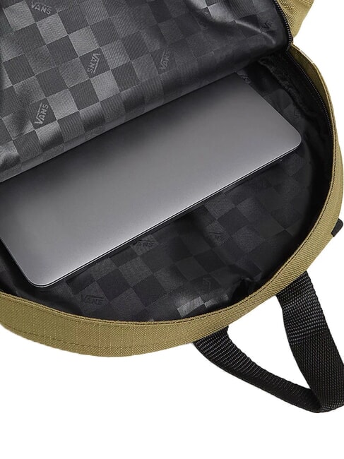 OLD SKOOL TREK  15" Laptop-Rucksack gotische Olive - Rucks&auml;cke f&uuml;r Schule &amp; Freizeit