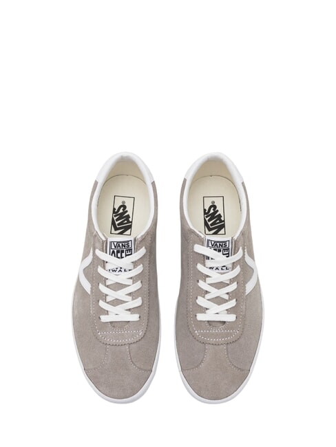 SPORT LOW  Leder-Sneakers Khaki/Wei&szlig; - Schuhe Unisex