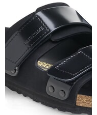 BIRKENSTOCK UJI Slipper-Sandale aus Leder Schwarz - Damenschuhe - 6