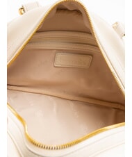 BRACCIALINI GISELLE Kofferraumtasche mit metallischem Logo Beige - Damentaschen - 5