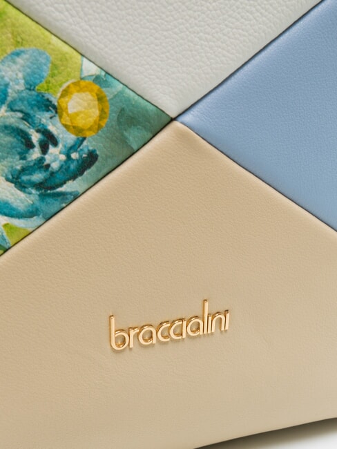 NICOLE Patchwork-Umh&auml;ngetasche aus Leder Multi - Damentaschen