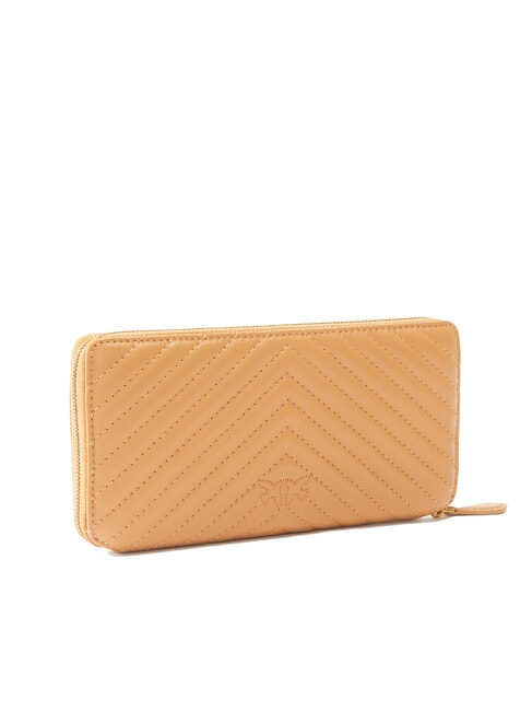 RYDER Ledergeldb&ouml;rse Nougat-Antikgold - Brieftaschen Damen