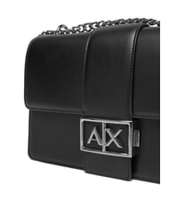 ARMANI EXCHANGE JODIE Mittelgro&szlig;e, wandelbare Tasche Schwarz - Damentaschen - 3