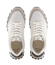 ARMANI EXCHANGE A|X Turnschuhe Plaza Taupe + Off-White - Herrenschuhe - 4