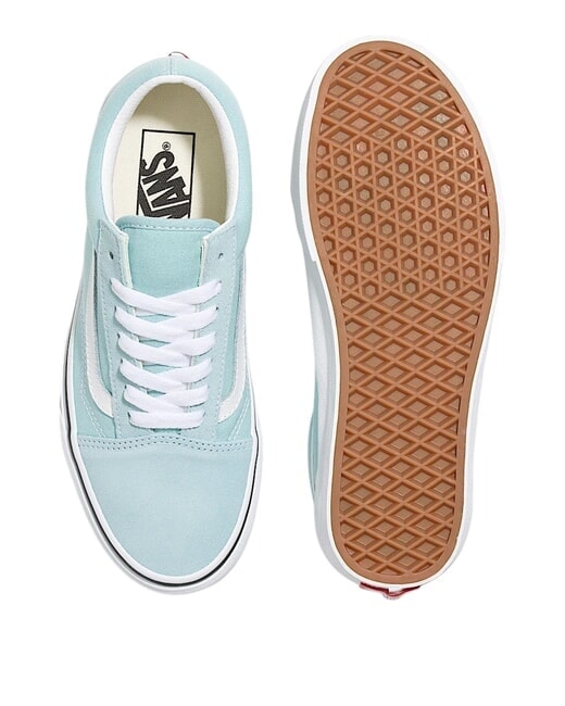 UA OLD SKOOL  Ledersneaker blauer Kanal - Schuhe Unisex