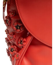 BRACCIALINI SOFIA Lederhandtasche mit kleinen Blumen Rot - Damentaschen - 4