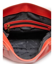 BRACCIALINI SOFIA Lederhandtasche mit kleinen Blumen Rot - Damentaschen - 6