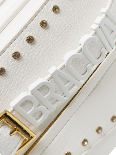 GISELLE Kofferraumtasche mit metallischem Logo Wei&szlig; - Damentaschen