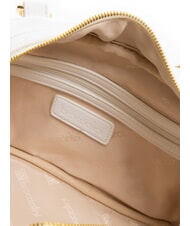 BRACCIALINI GISELLE Kofferraumtasche mit metallischem Logo Wei&szlig; - Damentaschen - 5