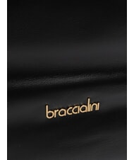 BRACCIALINI NORA Hobo-Tasche aus Leder Schwarz - Damentaschen - 3