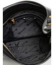 BRACCIALINI NORA Hobo-Tasche aus Leder Schwarz - Damentaschen - 4