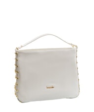 BRACCIALINI NORA Hobo-Tasche aus Leder Wei&szlig; - Damentaschen - 2