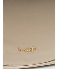 BRACCIALINI NORA Umh&auml;ngetasche aus Leder Beige - Damentaschen - 3