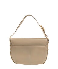 BRACCIALINI NORA Umh&auml;ngetasche aus Leder Beige - Damentaschen - 4