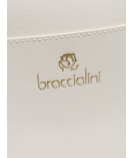 BRACCIALINI STONES Kofferraumtasche mit farbigen Steinen Wei&szlig; - Damentaschen - 3