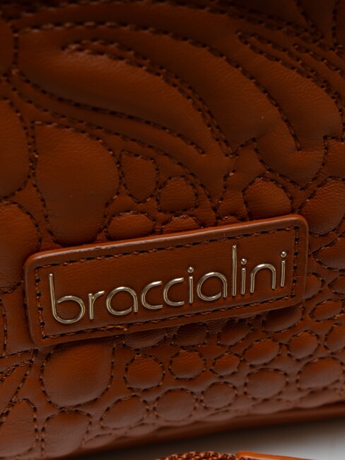 GINGER Gesteppte Kameratasche braun - Damentaschen