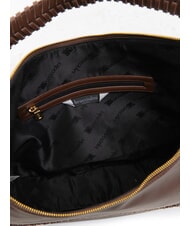 BRACCIALINI NAOMI Hobo-Tasche aus Leder mit Kette braun - Damentaschen - 5