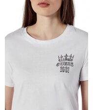GUESS SS NATURESCAPE  Baumwoll-T-Shirt purwei&szlig; - T-Shirts und Tops f&uuml;r Damen - 3