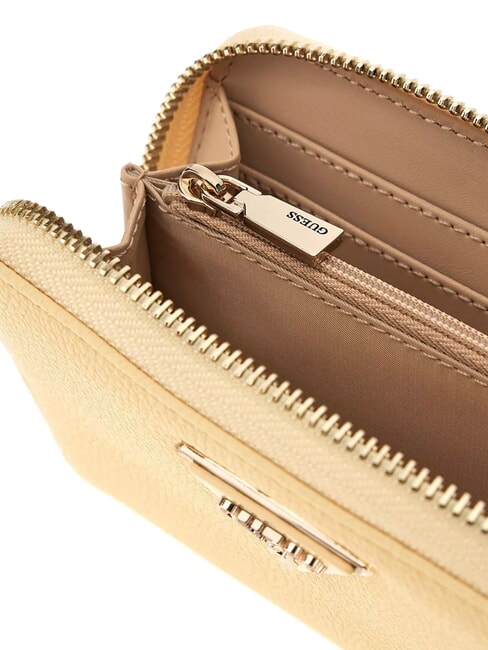 LAUREL Mittelgro&szlig;e Geldb&ouml;rse mit umlaufendem Rei&szlig;verschluss Maisseide - Brieftaschen Damen