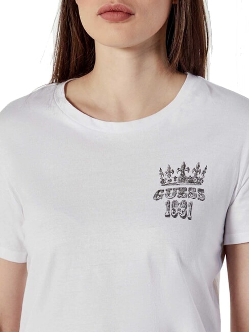 SS NATURESCAPE  Baumwoll-T-Shirt purwei&szlig; - T-Shirts und Tops f&uuml;r Damen