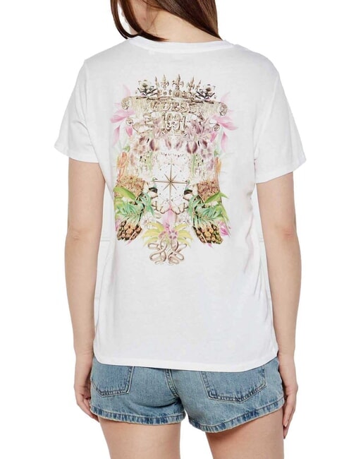 SS NATURESCAPE  Baumwoll-T-Shirt purwei&szlig; - T-Shirts und Tops f&uuml;r Damen