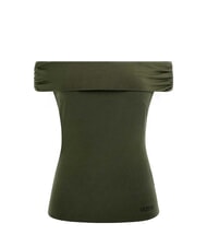 GUESS CHARLOTTE  T-Shirt gr&uuml;ne Pflanze - T-Shirts und Tops f&uuml;r Damen - 4